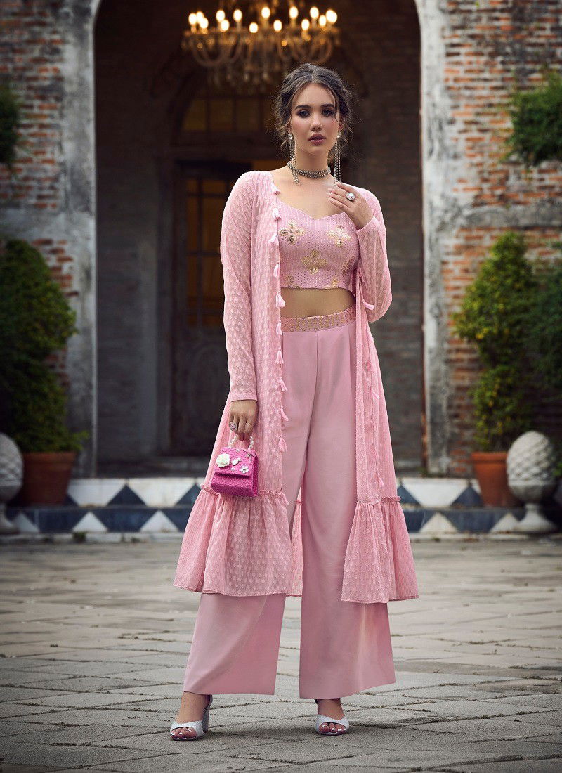 Flory Vol 35 By Khushboo Plazzo Suit Catalog