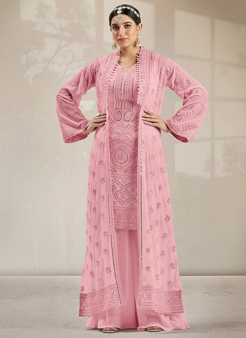 Gulzar 2001 Party Wear Wholesale Plazzo Suits Catalog