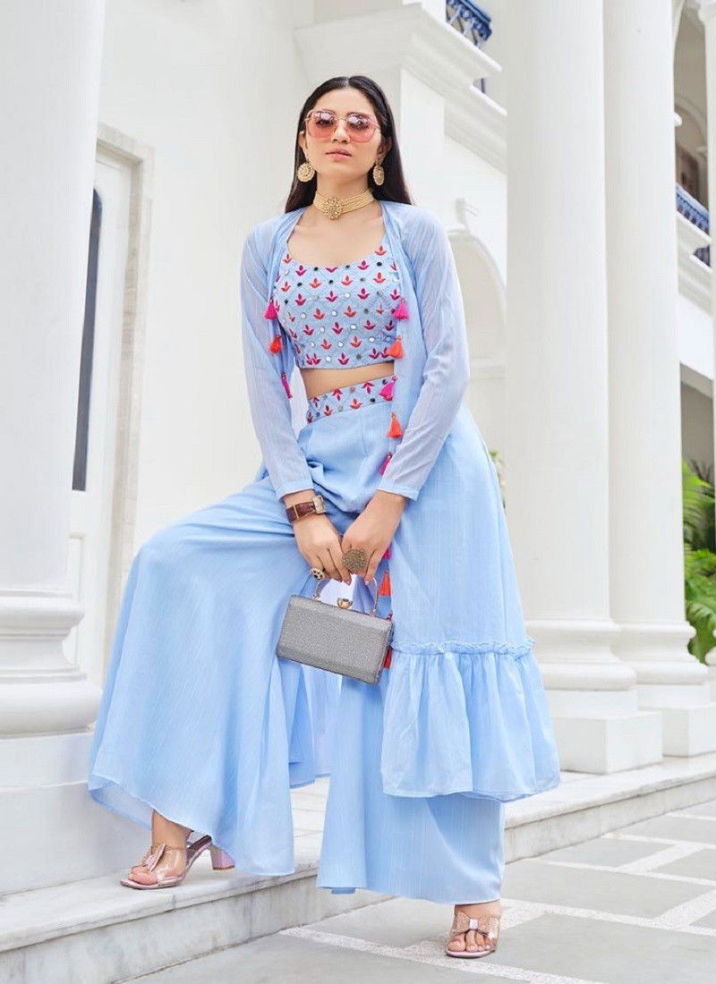 Flory Vol 38 By Khushboo Plazzo Suit Catalog