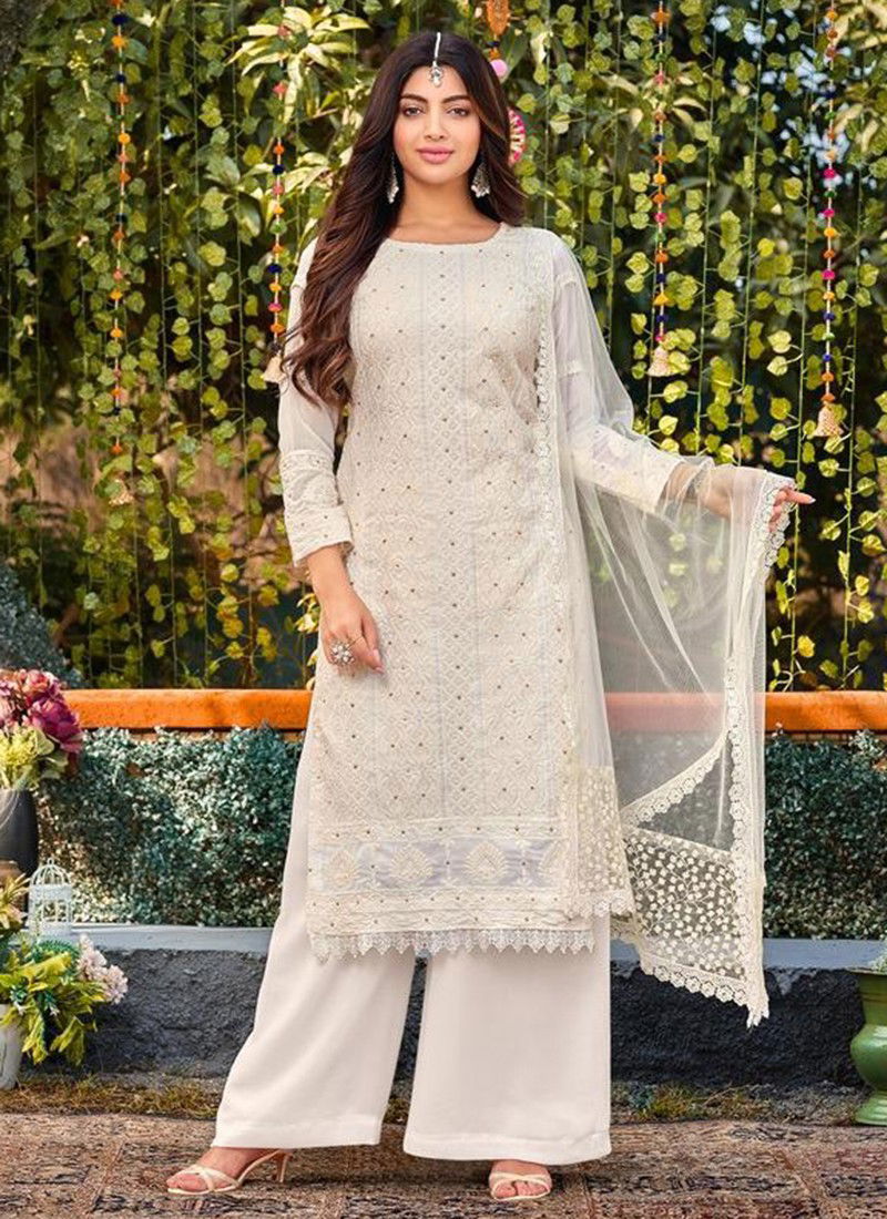 Celebration Mrudangi Wedding Wear Wholesale Plazzo Suits Catalog