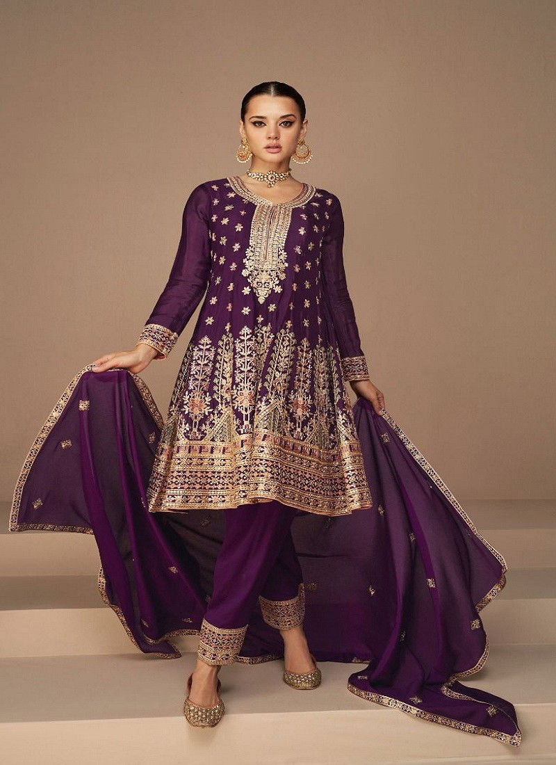 Aashirwad Creation By Heena Wedding Salwar Suit Catalog