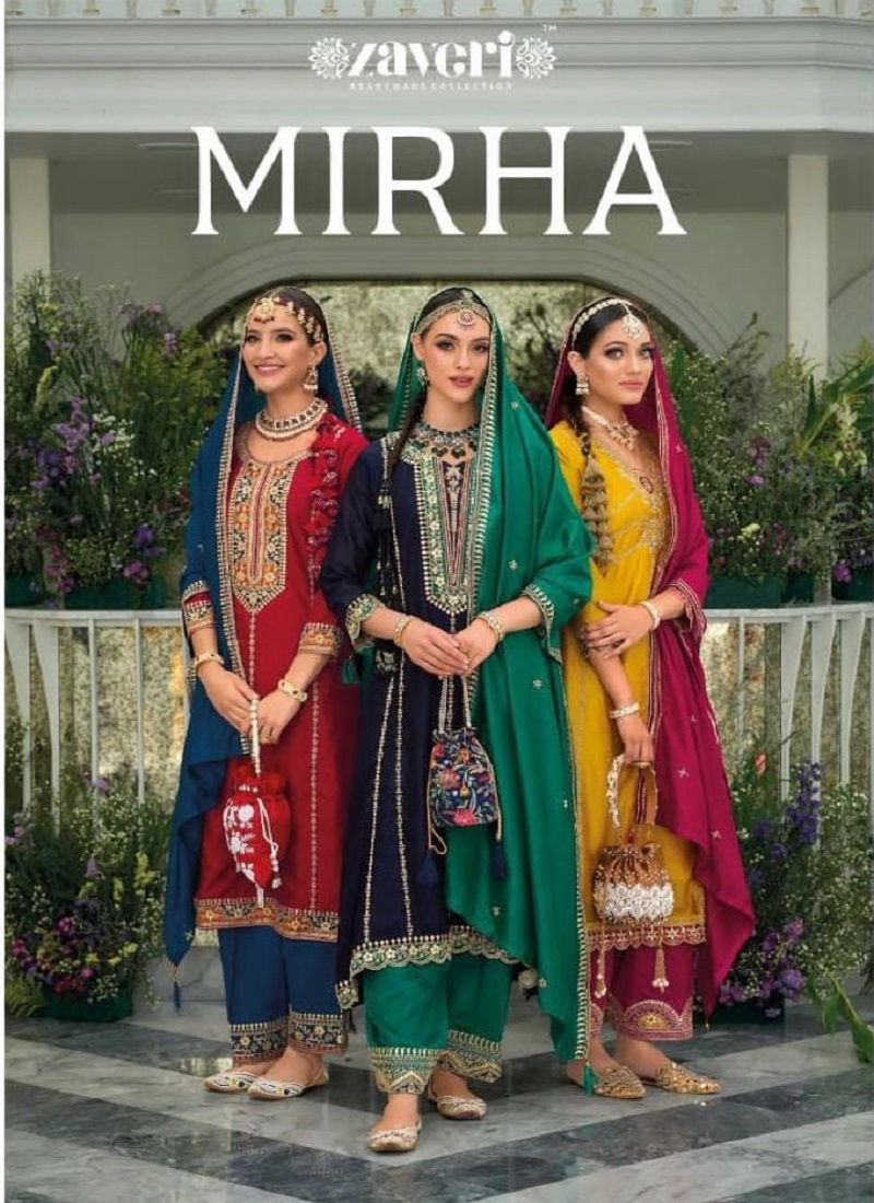 Mirha By Zaveri Afghani Designer Readymade Suits Catalog