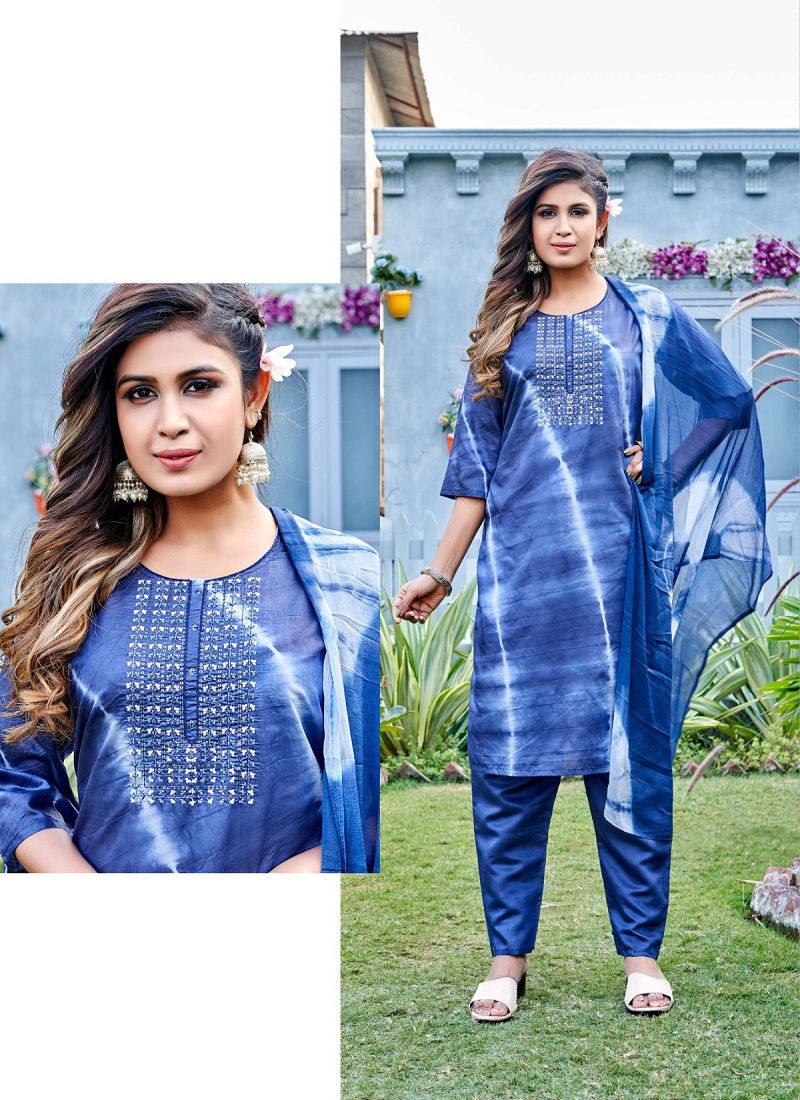 Gadar Rang Silk Fancy Wear Wholesale Printed Suits Catalog