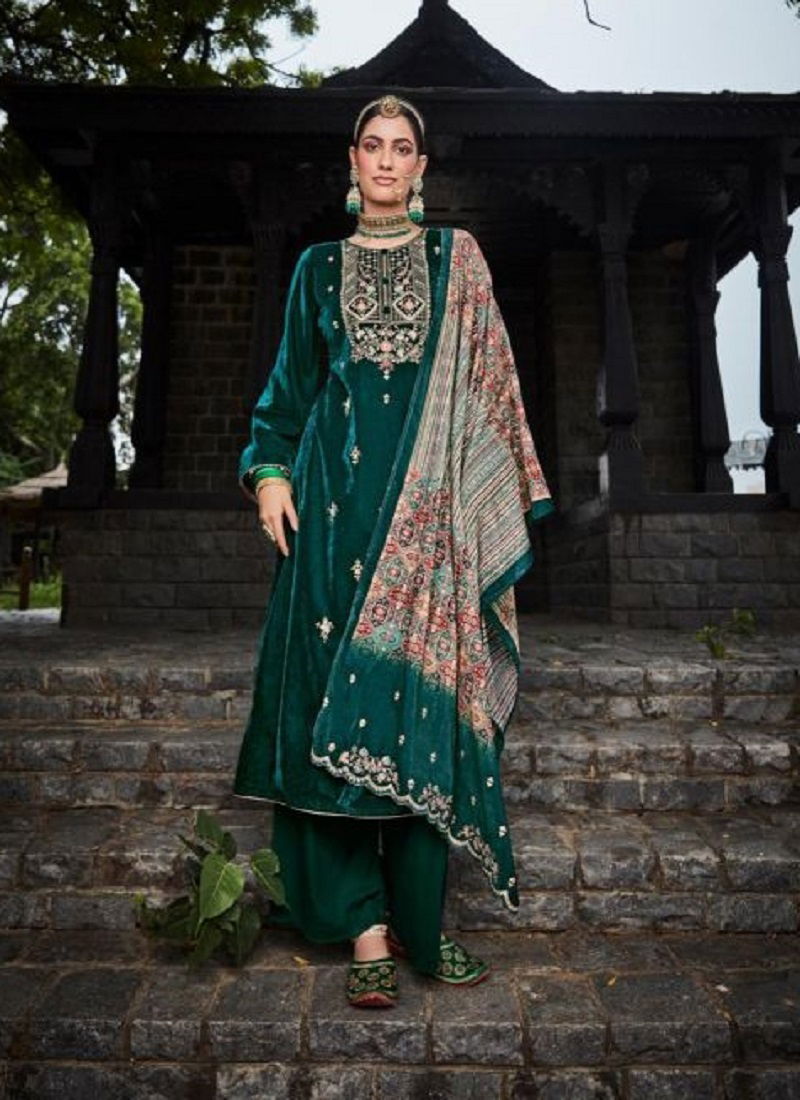 Gull Jee Velvet Queen Festive Wear Wholesale Salwar Suits Collection