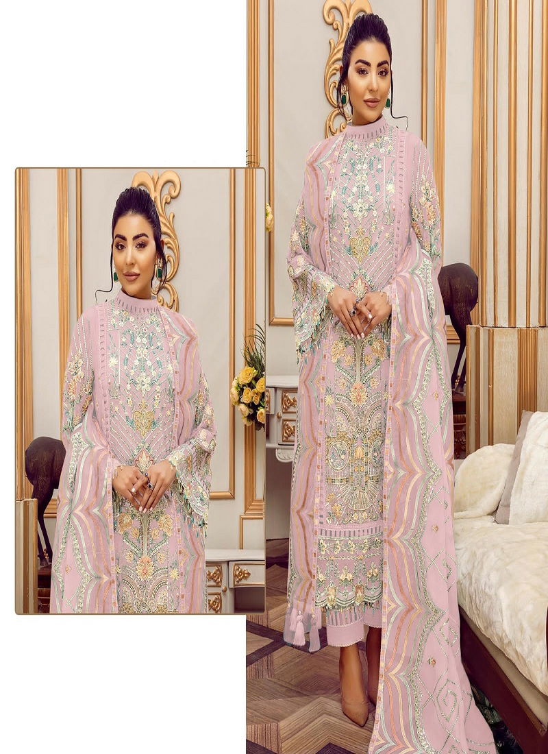 R 536 By Ramsha Pakistani Salwar Suits Catalog