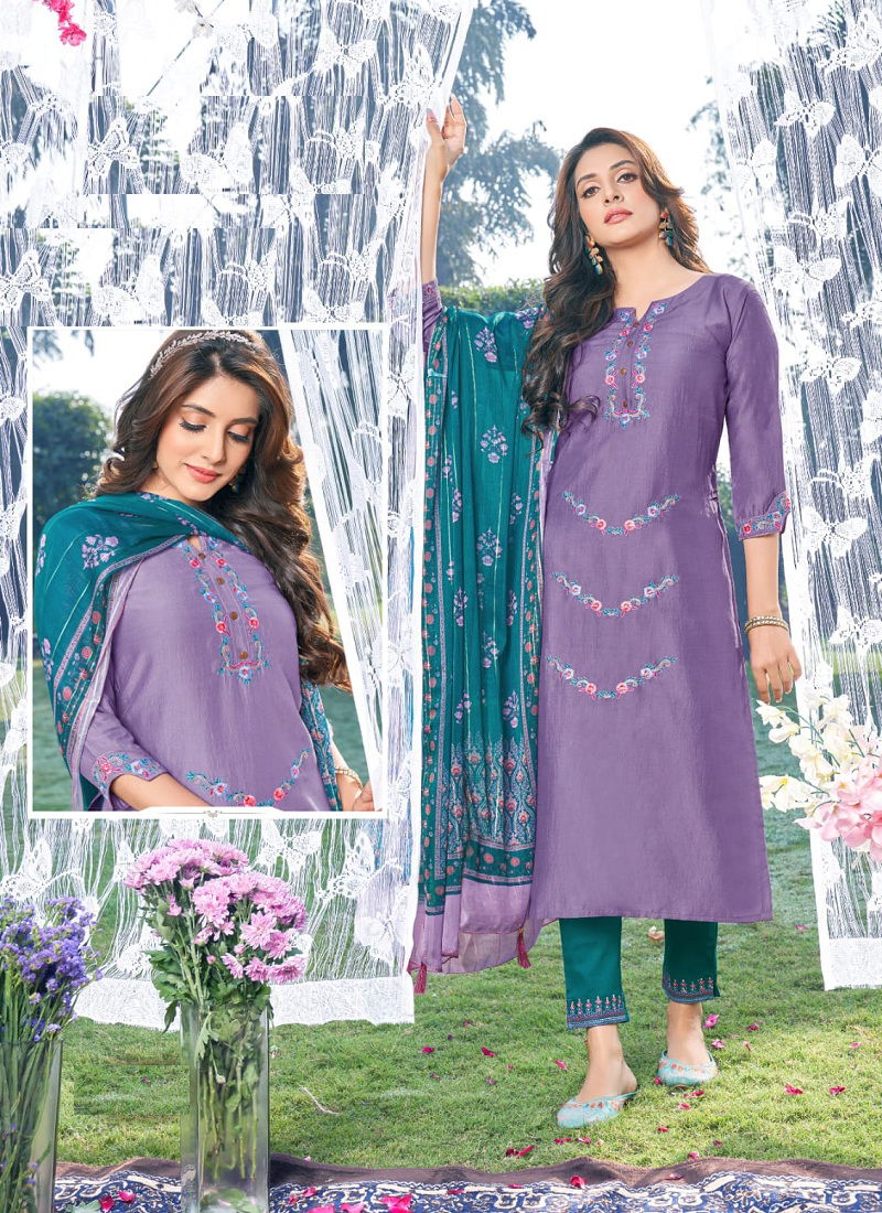 Raas Karissa Chinon Regular Wear Wholesale Readymade Suits Catalog Raas Karissa Chinon Regular Wear Wholesale Readymade Suits Catalog