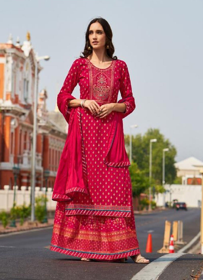 Rangoon Natraj Vol 11 By Kessi Readymade Sharara Suits Catalog