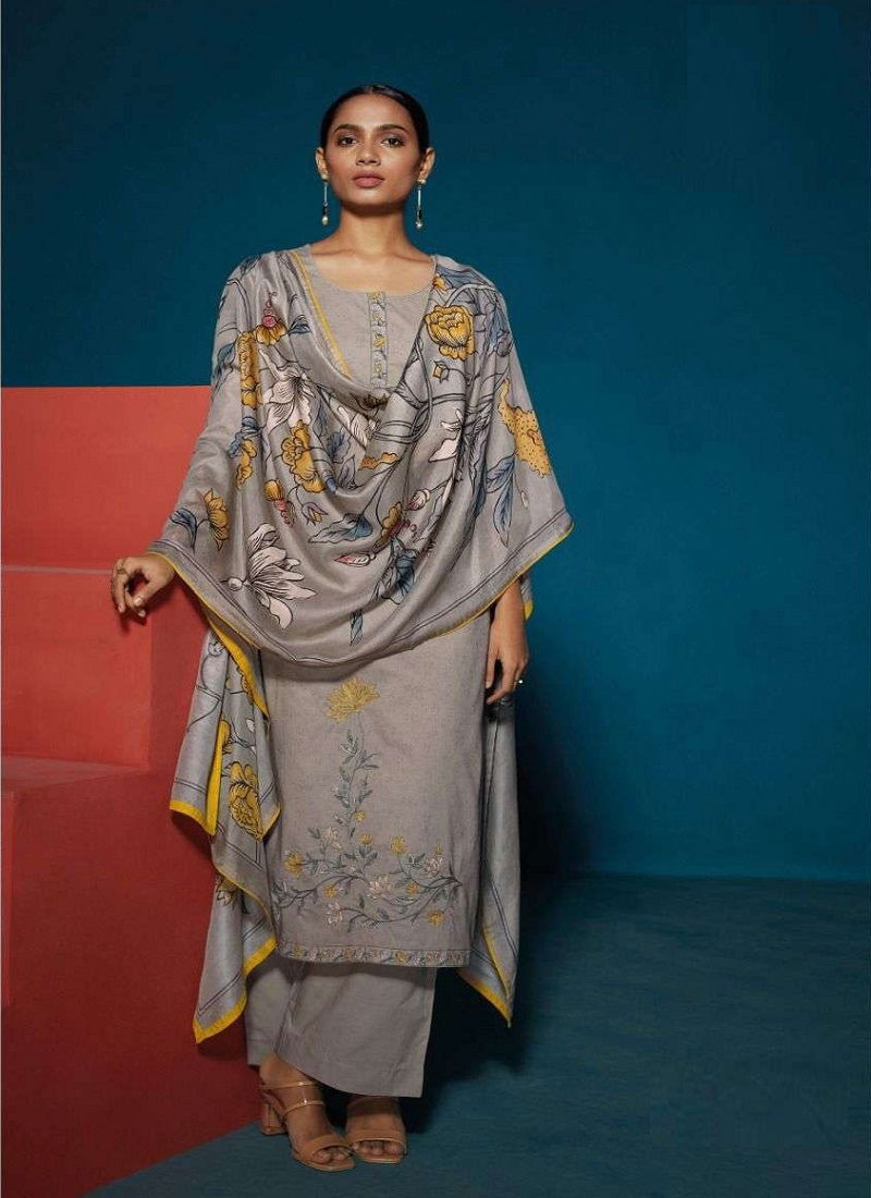 Runa S0840 By Ganga Printed Designer Salwar Suits Catalog
