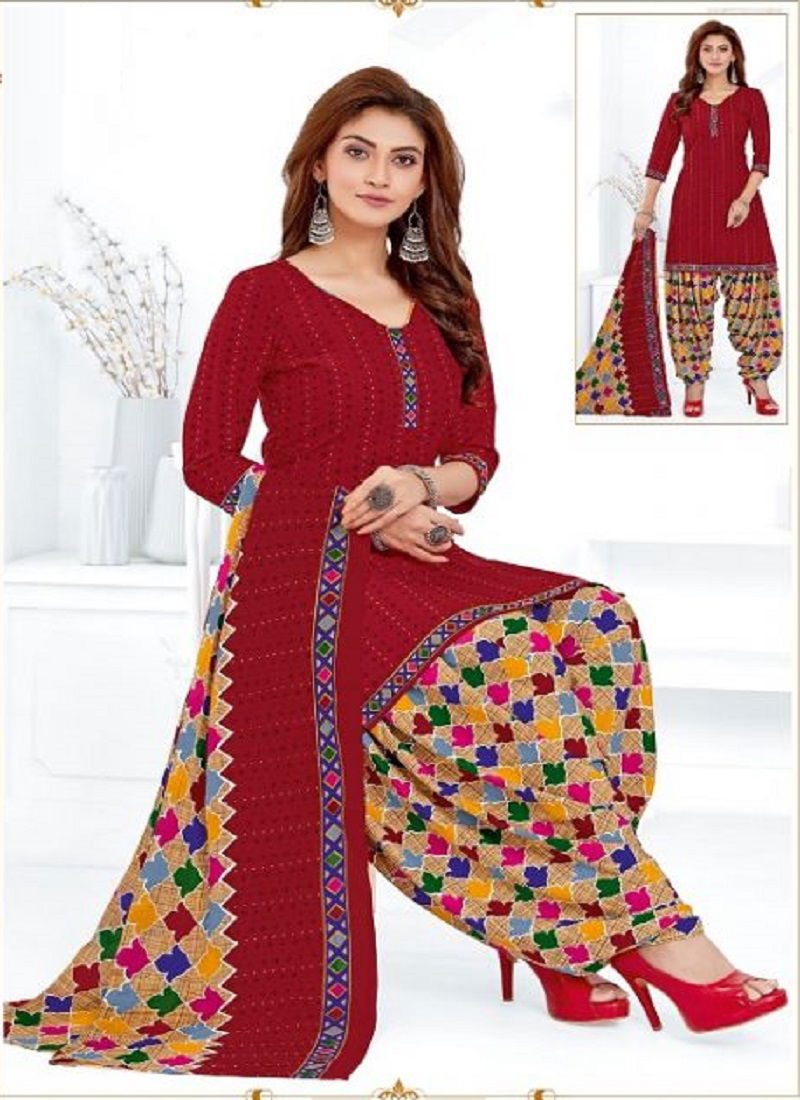 Sidhi Vinayak Prithi 1 Printed Cotton Ethnic Wear Ready Made Dress Collection