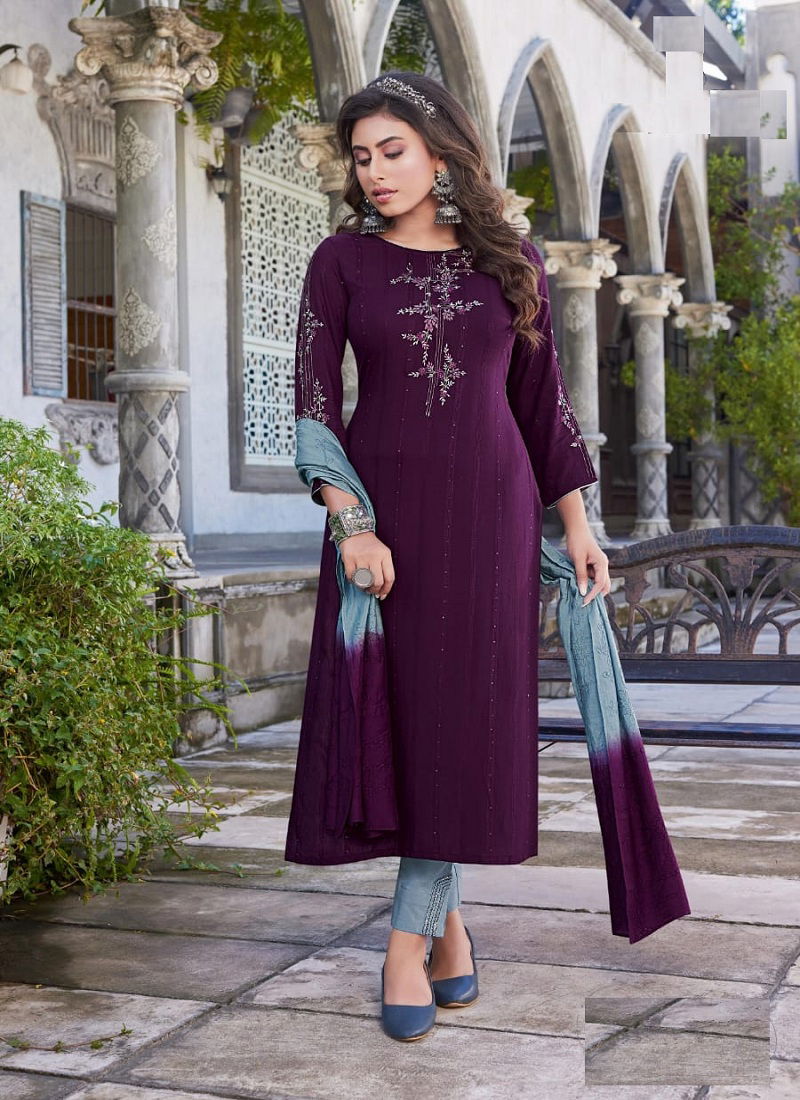 Swara Ladies Flavour Viscose Regular Wear Wholesale Readymade Salwar Suit Catalog
